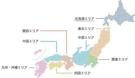 全国ネットワークのイメージ